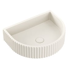 Valentina 465mm Arch Concrete Wall Hung Basin